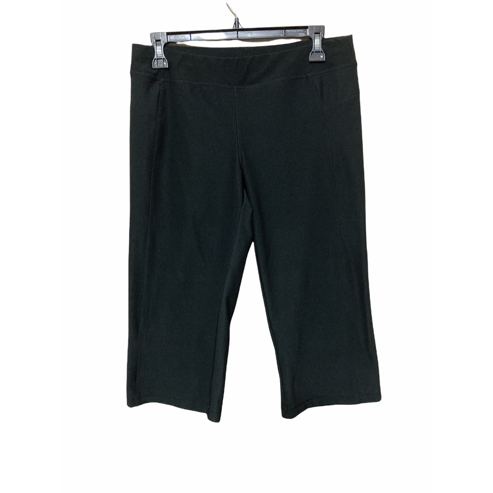 L.L. Bean Workout Capri Pants Leggings Small Black